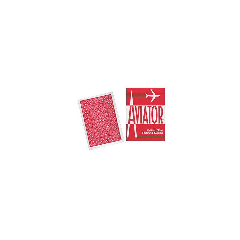 Cards Aviator Poker size (Red)