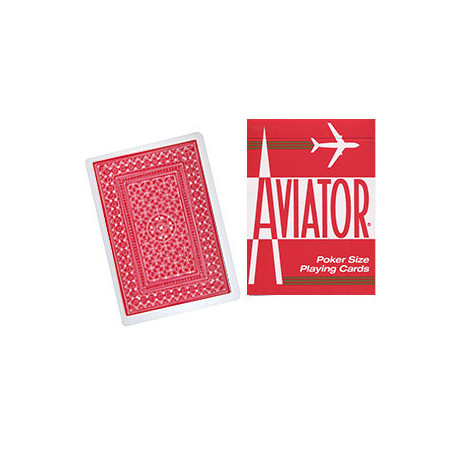 Cards Aviator Poker size (Red)