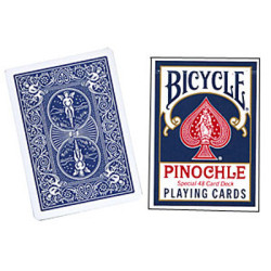 Cards Bicycle Pinochle Poker-size (Blue)