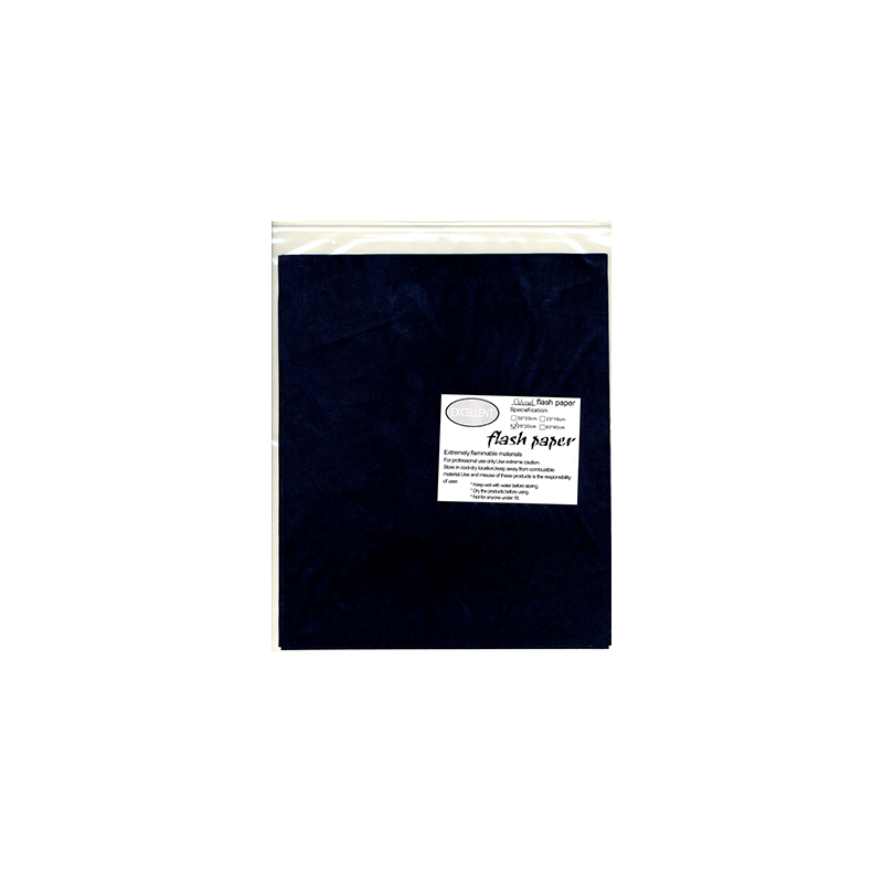 Flash Paper five pack(25x20cm) Black - Trick
