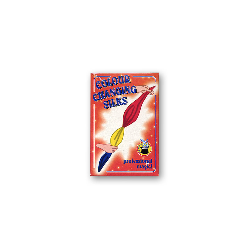 Color Changing Silks 4 color silks 12 inch (red/yellow bo x) by Vincenzo Di Fatta - Trick