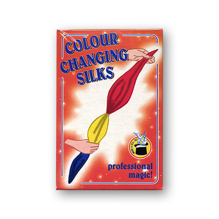 Color Changing Silks 4 color silks 12 inch (red/yellow bo x) by Vincenzo Di Fatta - Trick