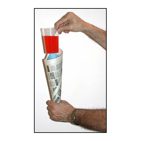 Comedy Glass in Paper Cone by Bazar de Magia- Trick
