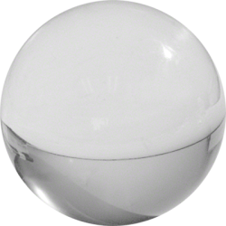Contact Juggling Ball (Acrylic, CLEAR, 70mm) - Trick