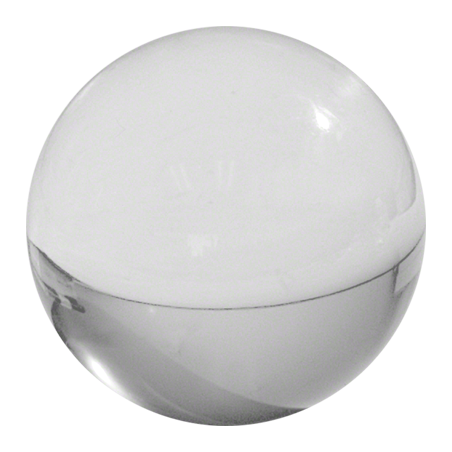 Contact Juggling Ball (Acrylic, CLEAR, 70mm) - Trick