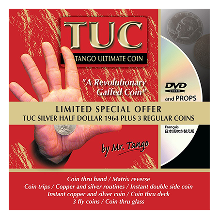 Limited Special Silver TUC Half Dollar 1964 plus 3 Matching Coins (LOF03) by Tango - Trick