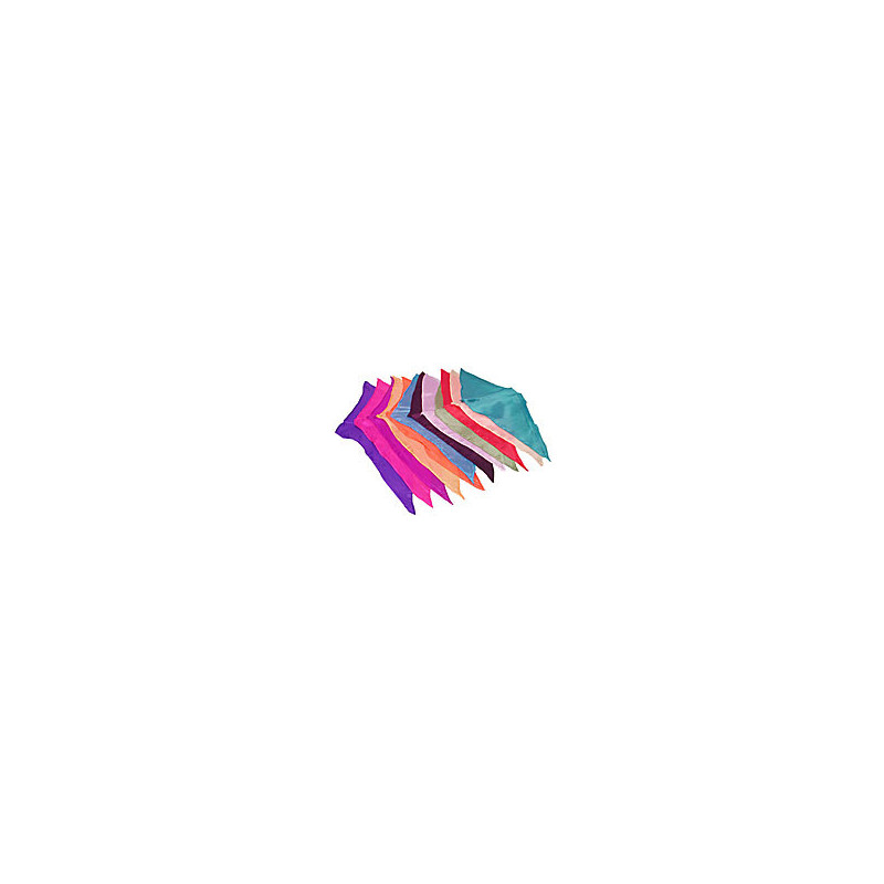 12 inch Diamond Cut Silks - 12-pack (Assorted Colors) by Vincenzo Di Fatta