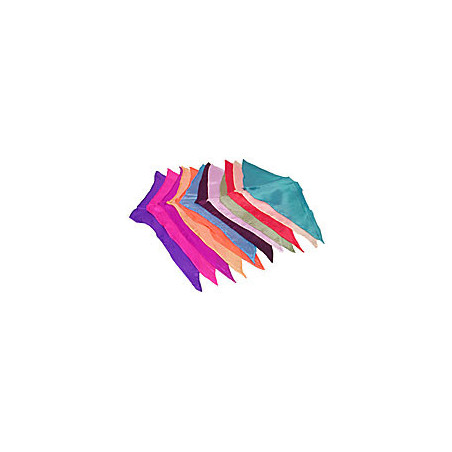 12 inch Diamond Cut Silks - 12-pack (Assorted Colors) by Vincenzo Di Fatta