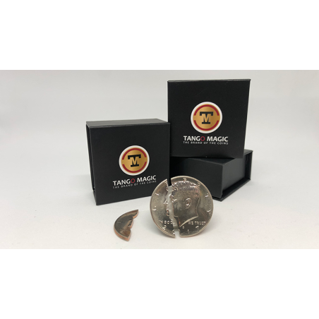 Bite Coin - (D0046)(US Half Dollar - Traditional With Extra Piece) by Tango - Trick