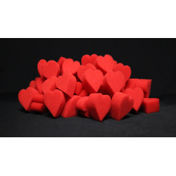 Red Hearts Bag of 50 by Magic By Gosh