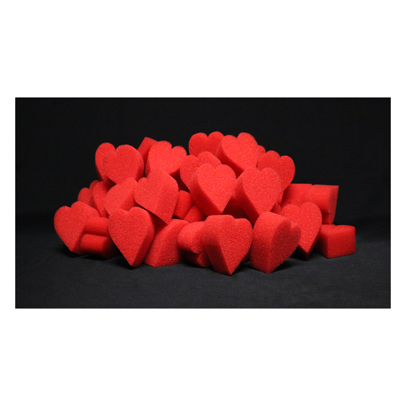 Red Hearts Bag of 50 by Magic By Gosh