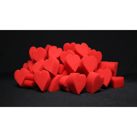 Red Hearts Bag of 50 by Magic By Gosh