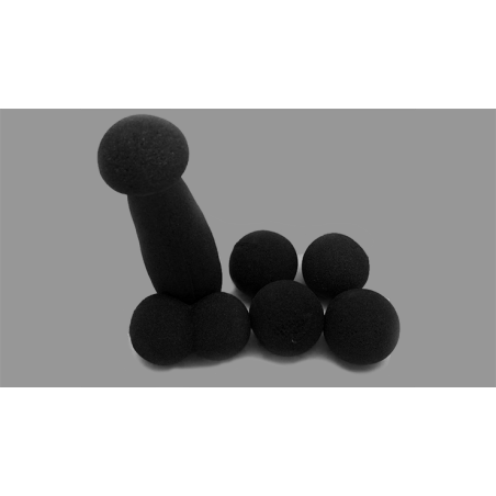 Ding Dong (Black) with 4 Balls by Magic By Gosh