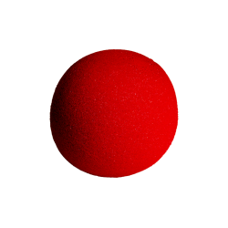 4 inch Professional Sponge Ball Soft (Red) from Magic by Gosh (1 each)
