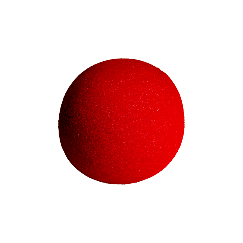 4 inch Professional Sponge Ball Soft (Red) from Magic by Gosh (1 each)