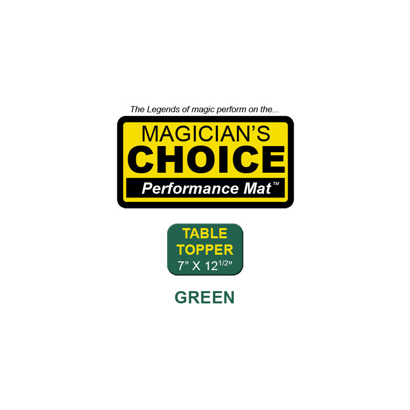 Table Topper Close-Up Mat (GREEN - 7x12.5) by Ronjo - Trick