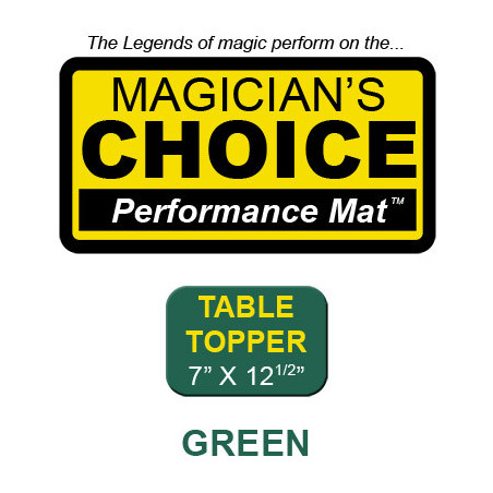 Table Topper Close-Up Mat (GREEN - 7x12.5) by Ronjo - Trick