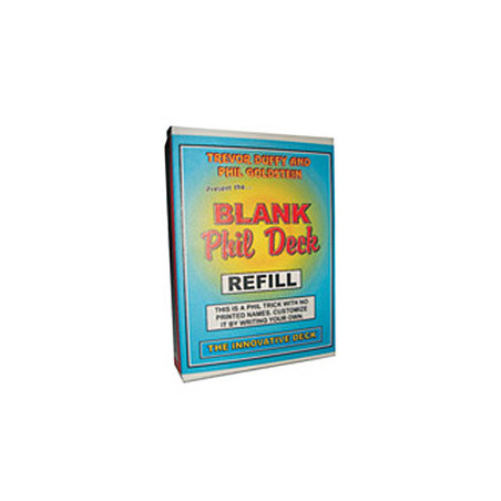 Refill for Blank Phil Deck  by Trevor Duffy - Tricks