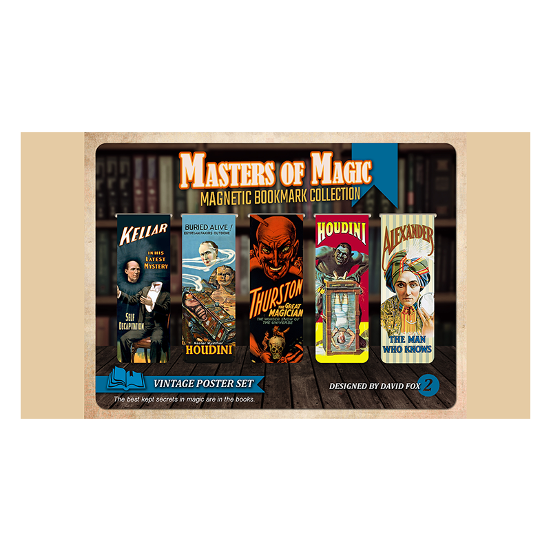 Masters of Magic Bookmarks Set 2. by David Fox - Trick
