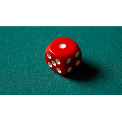 REPLACEMENT DIE RED (GIMMICKED) FOR MENTAL DICE by Tony Anverdi - Trick
