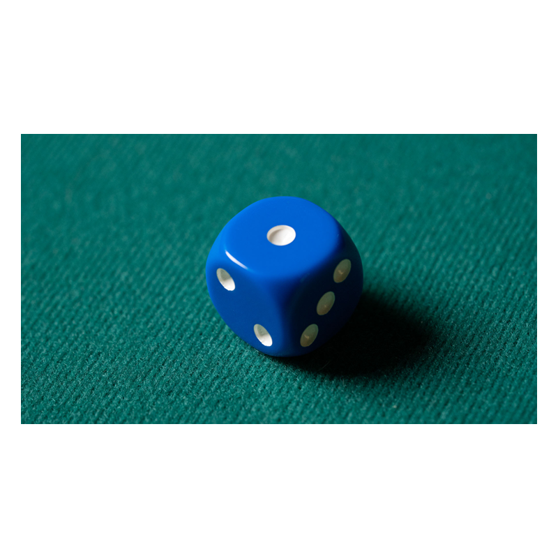 REPLACEMENT DIE BLUE (GIMMICKED) FOR MENTAL DICE by Tony Anverdi - Trick