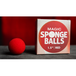 Magic Sponge Balls 4PK RED 1.5" by Murphy's Magic