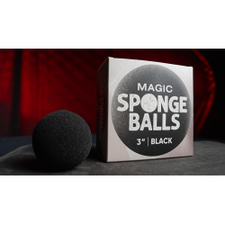Magic Sponge Balls 4PK BLACK 3" by Murphy's Magic