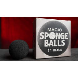 Magic Sponge Balls 4PK BLACK 2" by Murphy's Magic
