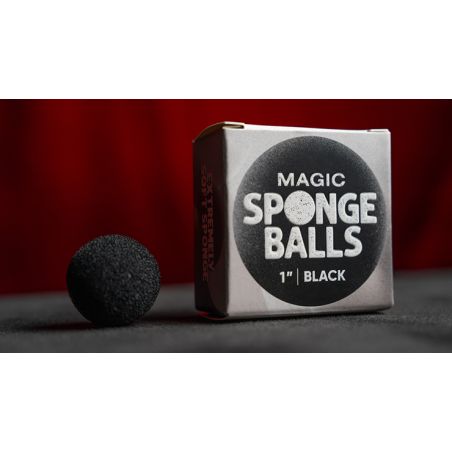 Magic Sponge Balls 4PK BLACK 1" by Murphy's Magic