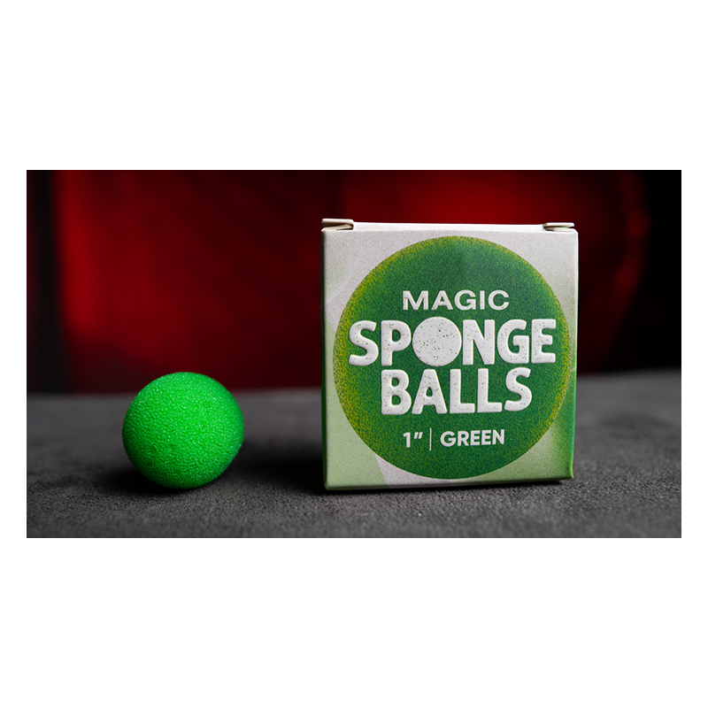 Magic Sponge Balls 4PK GREEN 1" by Murphy's Magic