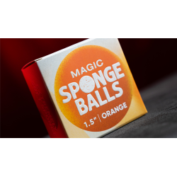 Magic Sponge Balls 4PK ORANGE 1.5" by Murphy's Magic