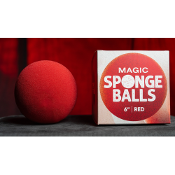 Magic Sponge Balls 1PK RED 6" by Murphy's Magic