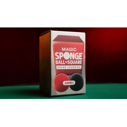 Magic Color Changing Sponge Ball to Square JUMBO 2.5" by Murphy's Magic
