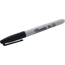 (Ungimmicked) Fine-Tip Sharpie (Black) box of 12 by Murphy's Magic Supplies - Trick