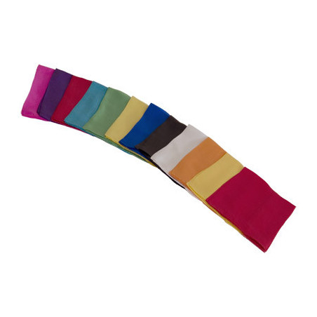 Silks 18 inch 12 Pack (Assorted) Magic by Gosh - Trick