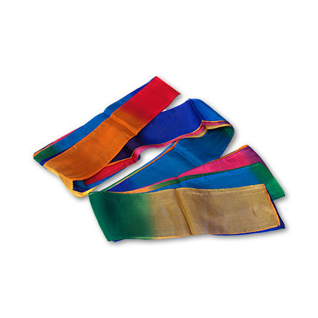 Multicolor Silk Streamer 4 inch by 50 feet by Magic by Gosh - Trick