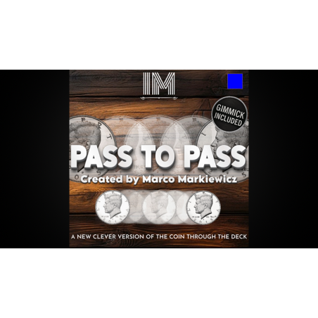 Pass To Pass (Blue) by Marco Markiewicz