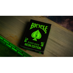 Bicycle Neon Rider Back Green-Glo Deck Playing Cards