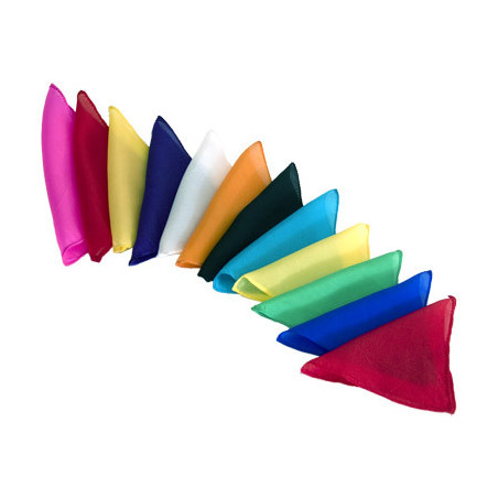 Silks 6 inch 12 Pack (Assorted) Magic by Gosh - Trick
