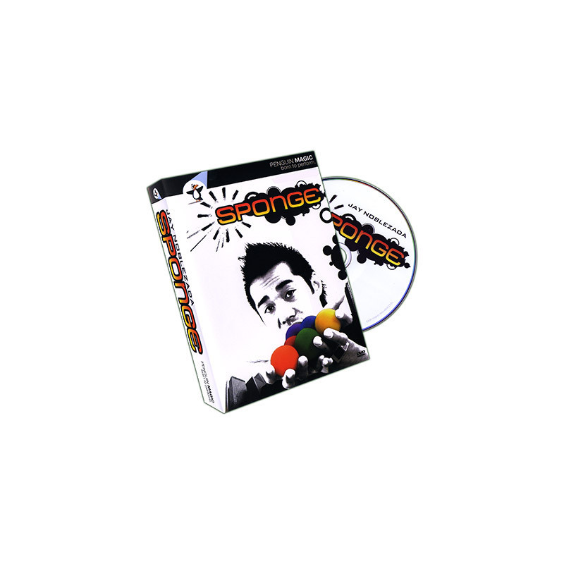 Sponge (DVD and 4 Sponge Balls) by Jay Noblezada - DVD